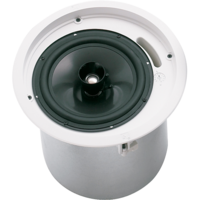 8&quot; COAXIAL CEILING SPEAKER WITH HORN LOADED TI COATED TWEETER - 70V OR 8OHM, BACK CAN ENCLOSURE